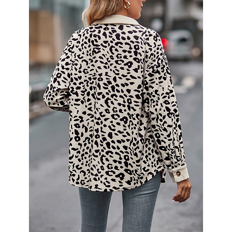 Women's Shirt Jacket Shacket Warm Breathable Buttons Pocket Print Casual Plaid Vacation Street Daily Wear Going out Single Breasted Regular Turndown Regular Fit Long Sleeve Outerwear Pink Blue Brown2