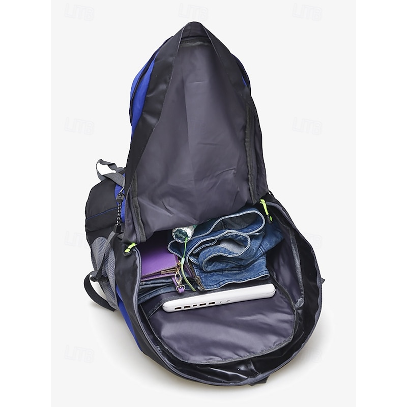50L Waterproof Hiking Backpack for Outdoor Adventure, Travel, and Camping - Large Capacity with Adjustable Straps and Multiple Pockets3
