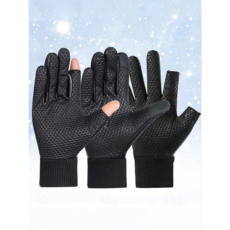 Waterproof Touchscreen Winter Gloves for Men – Non-Slip Grip and Thermal Warmth4