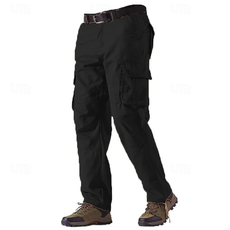 Men's Outdoor Pants Cargo Pants Hiking Pants Trousers Military Outdoor Regular Fit Waterproof Quick Dry Breathable Pants / Trousers Army Yellow Black Cotton Hunting Climbing Camping / Hiking / Caving4
