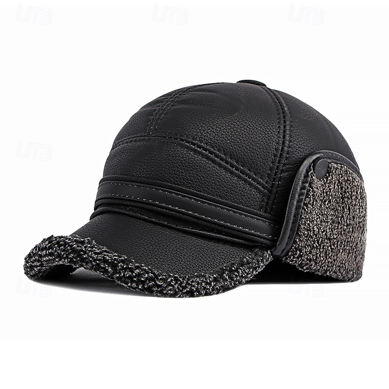Baseball Cap Thermal Warm Windproof Breathable Winter Autumn / Fall Men's Fishing Activity