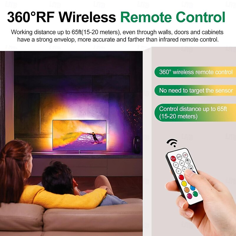 Waterproof RGBWW LED Light Strip 5050 LED, 16.4FT/33FT Flexible LED Tape Light with WIFI APP Control, RGBW Lights for Bedroom, Christmas & Party Decor4