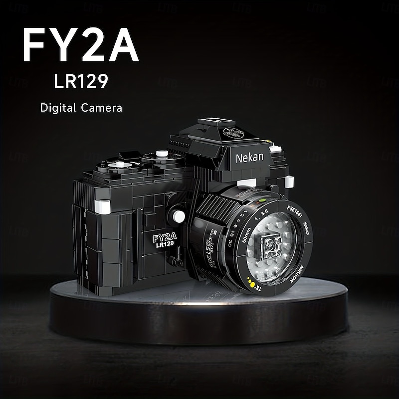 627pcs Miniature Building Blocks SLR Digital Camera Small Particles Building Blocks Creative Three-dimensional Model Gift For Boy Halloween/Thanksgiving Day/Christmas gift