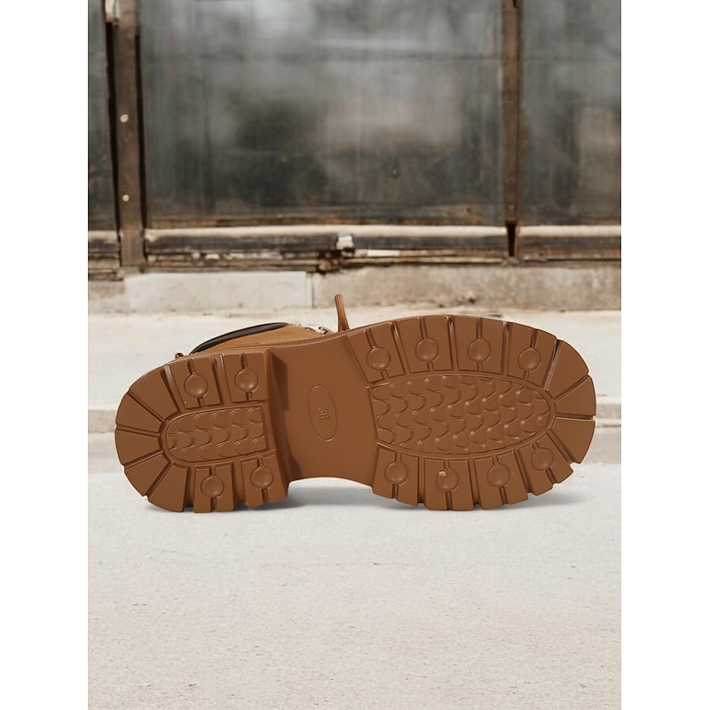 Women's Rugged Lace-Up Work Boots with Padded Collar – Durable Outdoor Ankle Boots for Construction and Hiking3