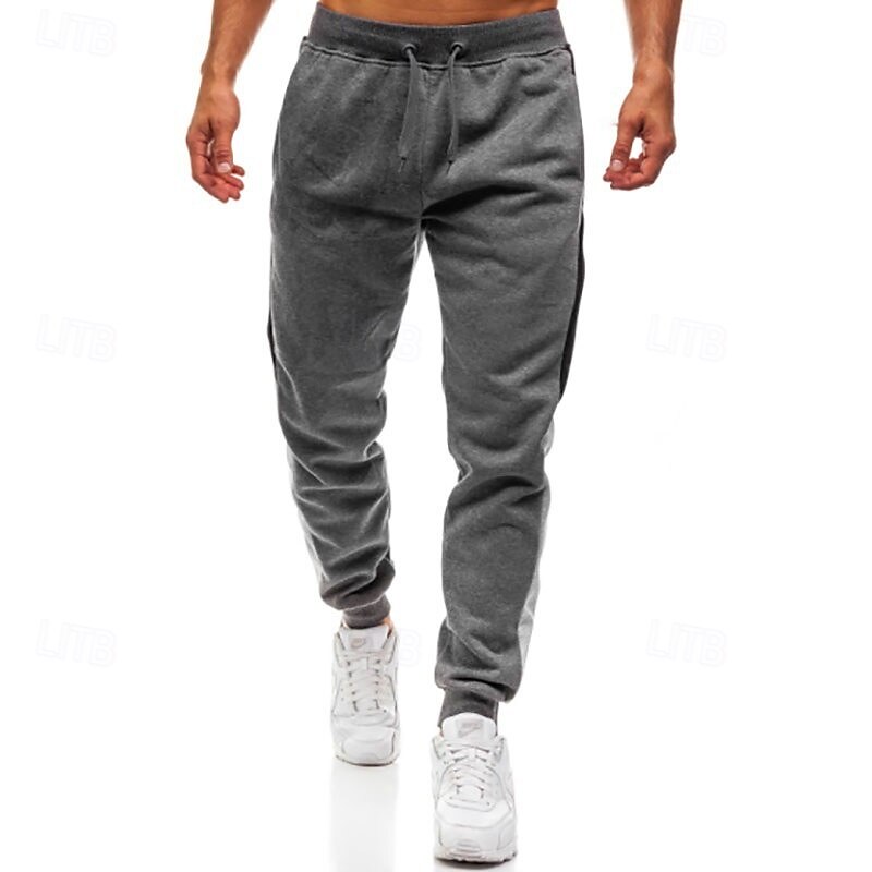 Men's Sweatpants Running Pants Track Pants Pocket Elastic Waistband Pants / Trousers Outdoor Sports & Outdoor Athletic Fall Quick Dry Lightweight Soft Marathon Running Workout Tailored Fit Sportswear3