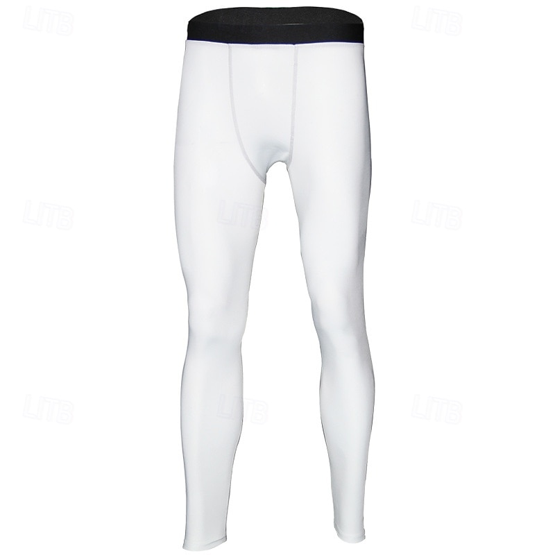 Men's Running Tights Leggings Compression Tights Leggings Patchwork Base Layer Outdoor Sports & Outdoor Athletic Fall Quick Dry Soft Compression Sweat wicking Power Flex Marathon Running Workout2