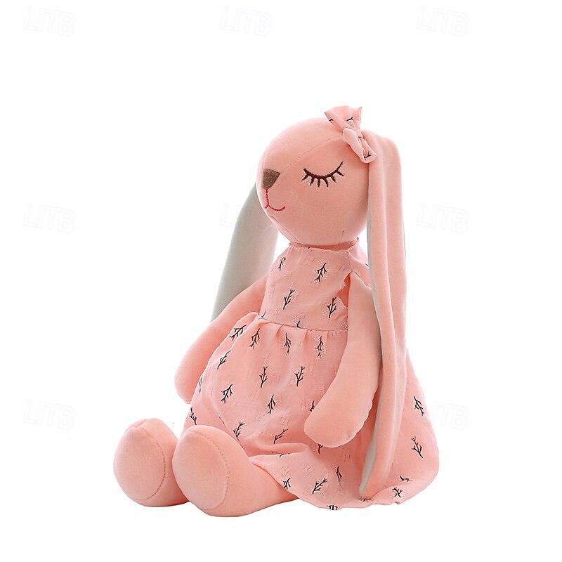 35CM/14inch Cute Bunny Doll Plush Toy Doll Baby Soothing Rabbit Doll Sleeping Doll Stuffed Animals Kids Plushie Doll Toy4