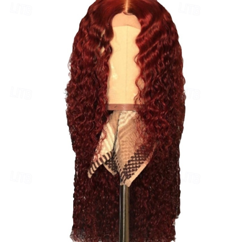 Synthetic Wig Curly Asymmetrical Wig Short Wine Red Black Synthetic Hair Men's Fashionable Design Soft Natural Black Dark Wine3