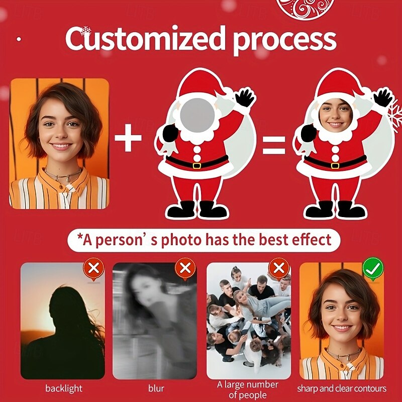 Irregular Christmas Cushions & Pillows Personalized Gift Photo Gingerbread Custom Gift Ideas in Various Sizes with Insert4