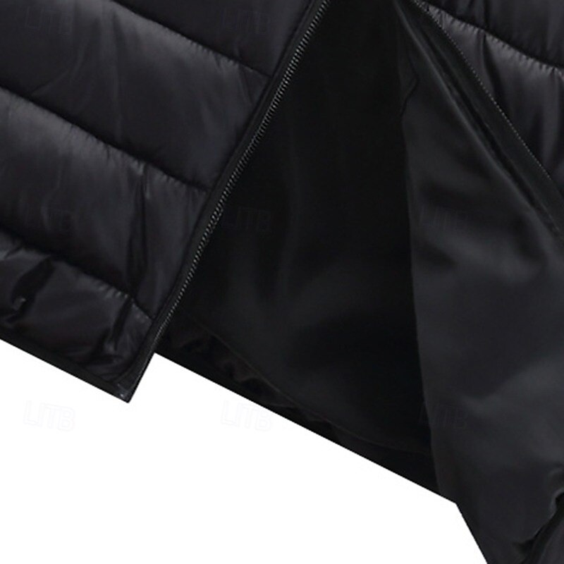 Men's Hiking Vest Padded Hiking Vest Quilted Puffer Vest Sleeveless Vest Outdoor Thermal Warm Breathable Comfortable Winter Pocket Polyester Red Navy Blue Orange Hunting Fishing Climbing2