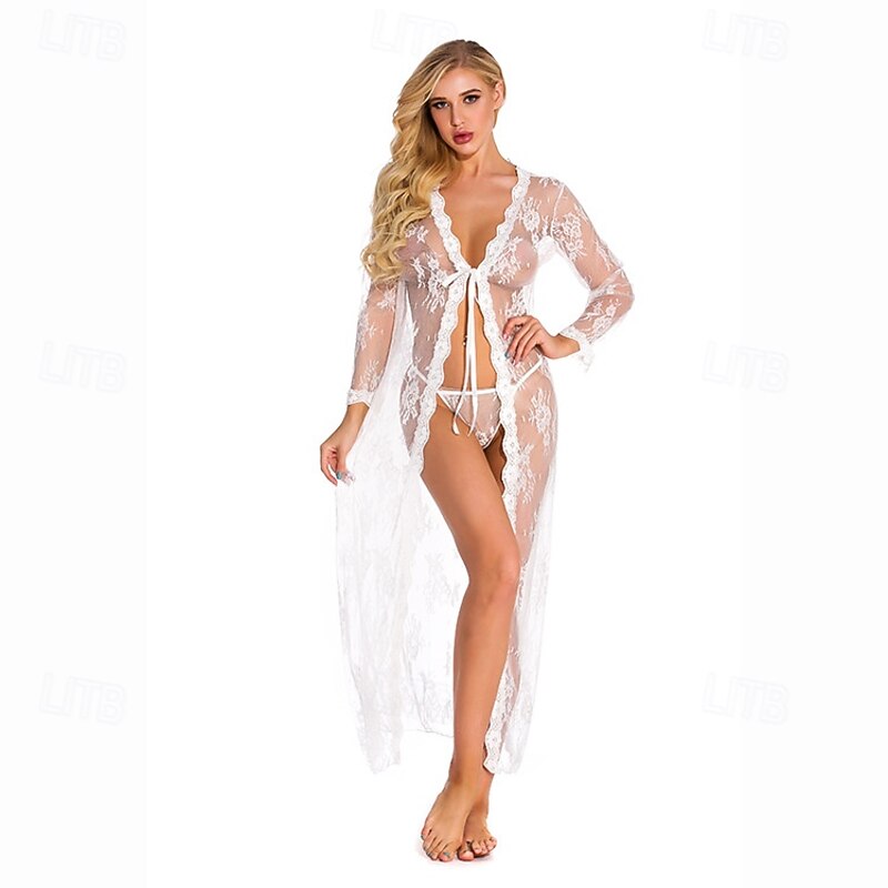 Babydoll Lingerie Christmas Pajamas Robe Women's Sexy Adults Christmas New Year Christmas Eve Christmas Party Onesie4