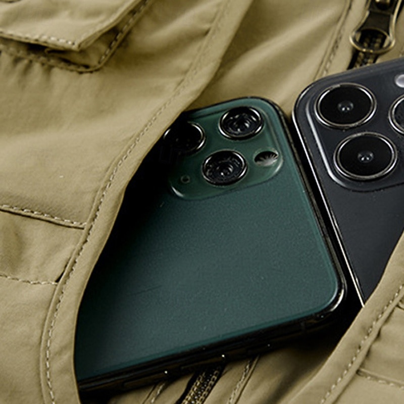 Men's Hiking Vest Hiking Fleece Vest Sleeveless Vest Outdoor Breathable Comfortable Pocket Nylon Black Army Green Red Hunting Fishing Climbing4