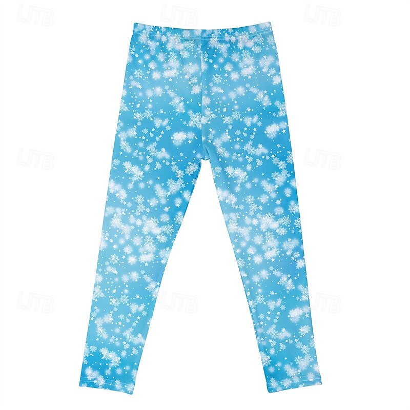 Girls' 3D Cartoon Pants Leggings Spring Fall Active Basic Kids 4 years+ Outdoor Casual Daily Regular Fit2
