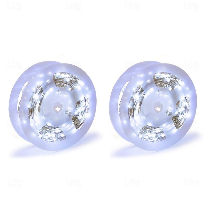 2pcs 20M LED String Lights, USB Fairy String Lights  400 LEDs Warm White, White, Blue Outdoor for Christmas Flexible Decoration3