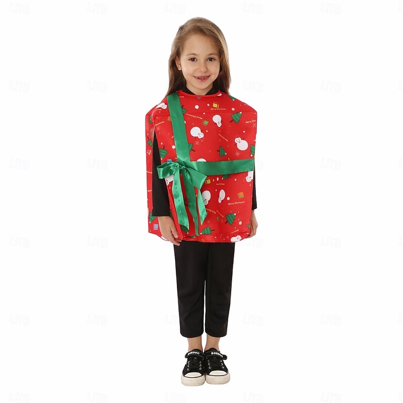 Christmas Gift Party Costume Boys' Girls' Cute Funny Kid's Christmas New Year Christmas Eve Christmas Party Top2