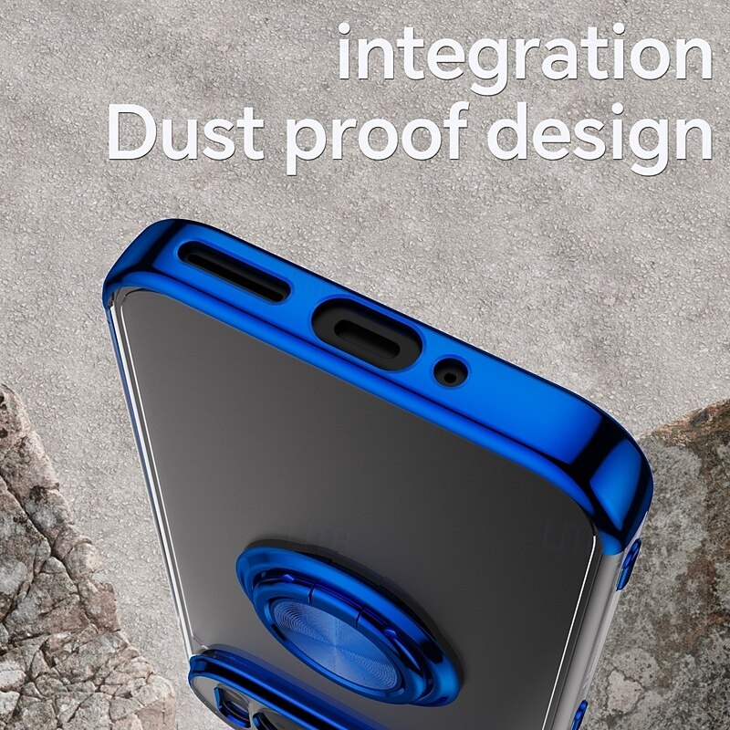 Phone Case For Pixel 9 Pro Pixel 9 Pro XL Pixel 8 Pro Pixel 8 Pixel 9 Pixel 7 Pixel 7 Pro Back Cover Ring Holder Magnetic Shockproof Retro TPU Plating PC4