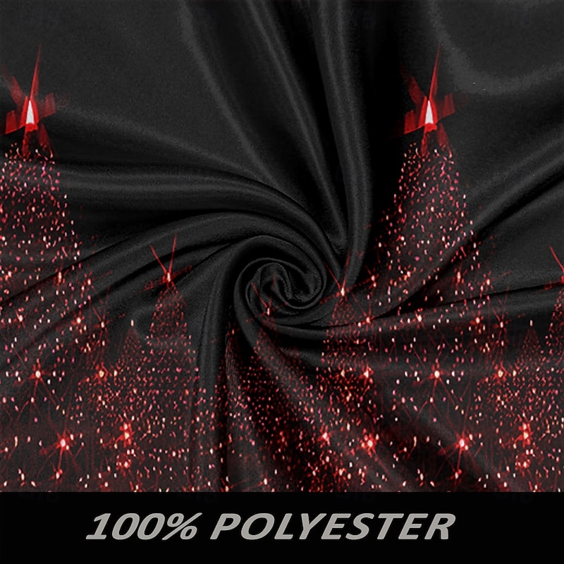 Christmas Men's Sparkly Glittery Christmas Scene Shirt Dress Shirt Button Up Shirt Long Sleeve Fashion Casual Vacation New Year Party Evening Wear Summer Spring Fall Collared Shirts 3D Print Black3