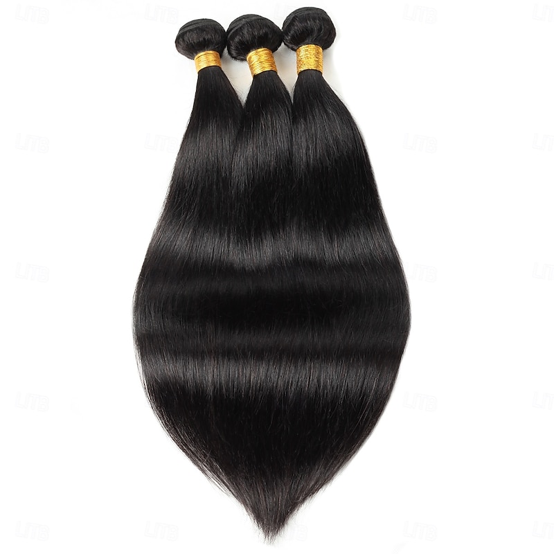 Brazilian Human hair 3 Bundles Straight Hair extensions Human hair 8-28inch 300g3