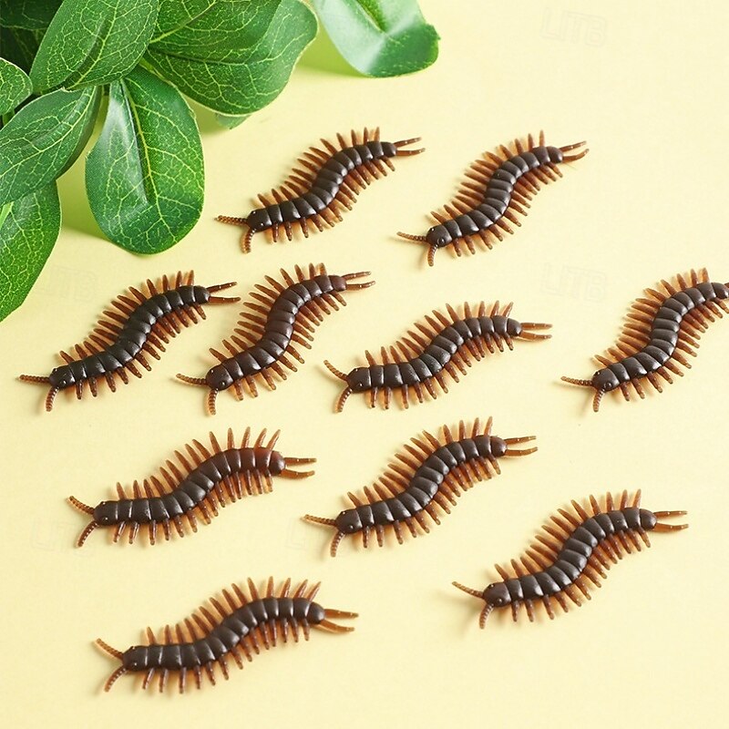 Plastic Realistic Prank Toys, Fake Scorpion, Centipede, Lizard, Snake Insect Props, Creepy Halloween, April Fool's Day Joke Accessories2