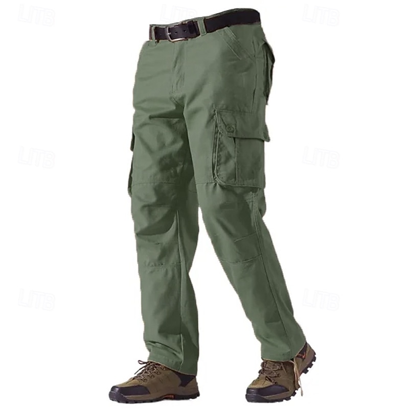 Men's Outdoor Pants Cargo Pants Hiking Pants Trousers Military Outdoor Regular Fit Waterproof Quick Dry Breathable Pants / Trousers Army Yellow Black Cotton Hunting Climbing Camping / Hiking / Caving3