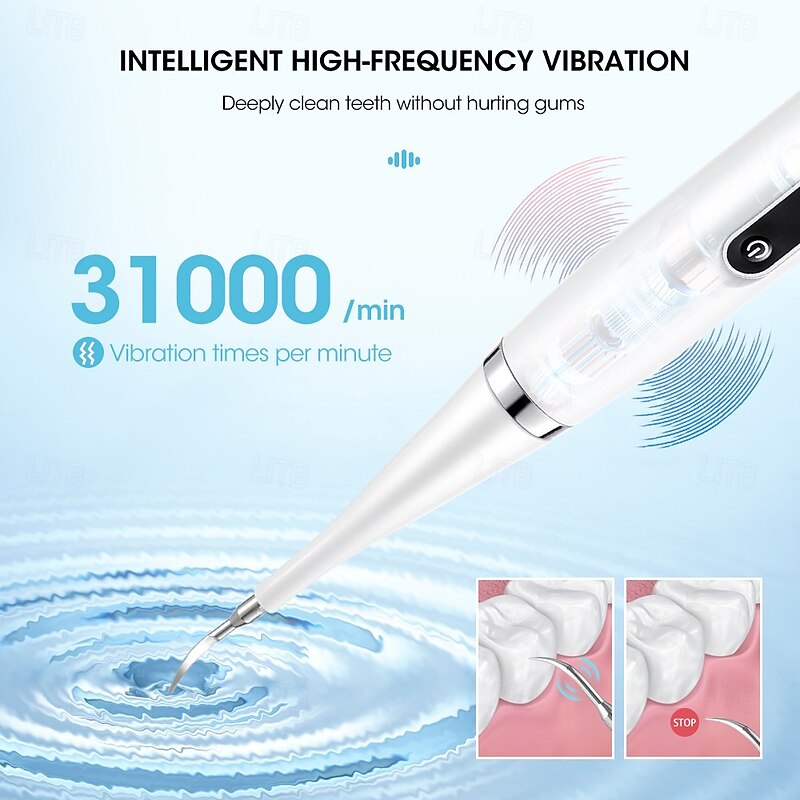 2 in 1 Electric Toothbrush Sonic Cleaner Tartar Remover USB Rechargeable Smart Vibrating Toothbrush Adult Household Oral Care2