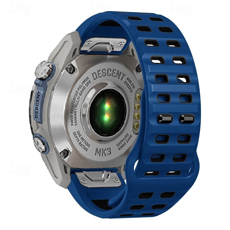 Watch Band for Garmin Fenix 8 47mm 51mm 7X 6 6X Pro Epix Pro Instinct 2X Approach S70 S62 S60 Forerunner 955 945 Epix Marq Descent Quatix 22mm 26mm Silicone Replacement  Strap Quick Fit Rugged3