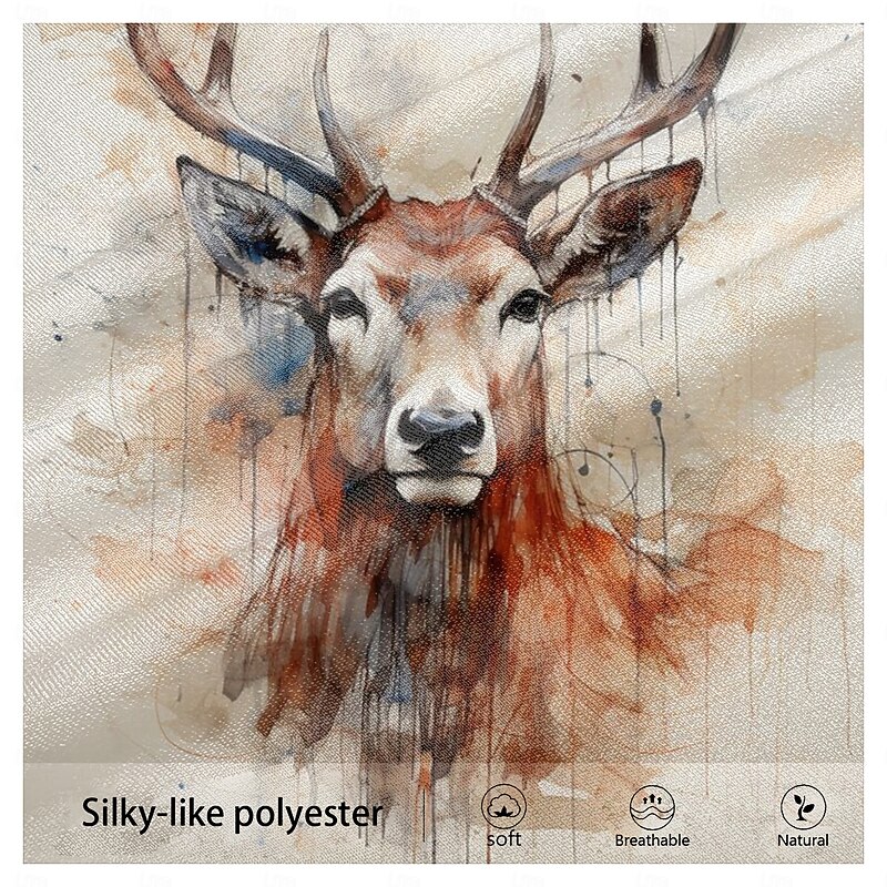 Men's Deer Sweatshirts Sweatshirt Long Sleeve Sweatshirt Crew Neck Fashion Daily 3D Printing Vacation Sports Outdoor Streetwear Crewneck Winter Spring &  Fall3