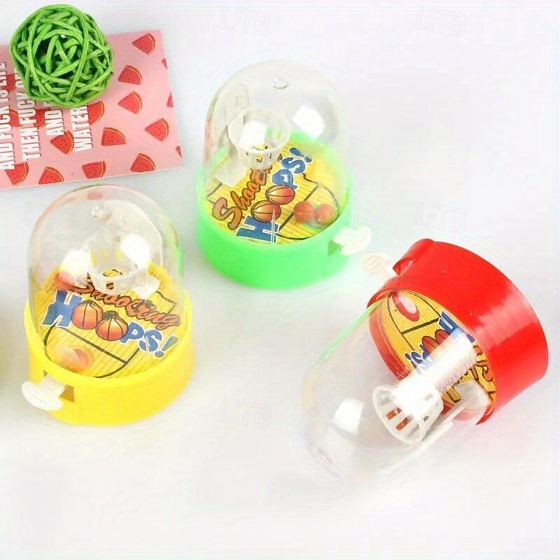 20pcs Mini Desktop Fingers Basketball Shooting Game Toys - Fun Party Favors for Kids Pinata Fillers Bagged Sport Theme Party Supplies for Birthday Celebrations - Colorful Miniature and Portable Ba3