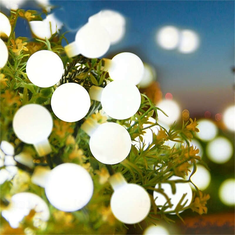 10M 80 LED Globe String Lights Battery Powered, Outdoor String Lights for Christmas, Party, Garden & Holiday Decor3