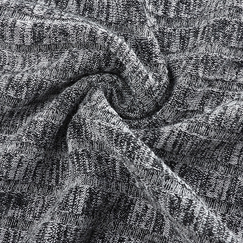 Men's T Shirt Muscle Shirt Ribbed Knit tee Long Sleeve Shirt Long Sleeve Hooded Summer Striped Fashion Streetwear Cool Hooded Training Outdoor Black White Grey Top Tee for Men4