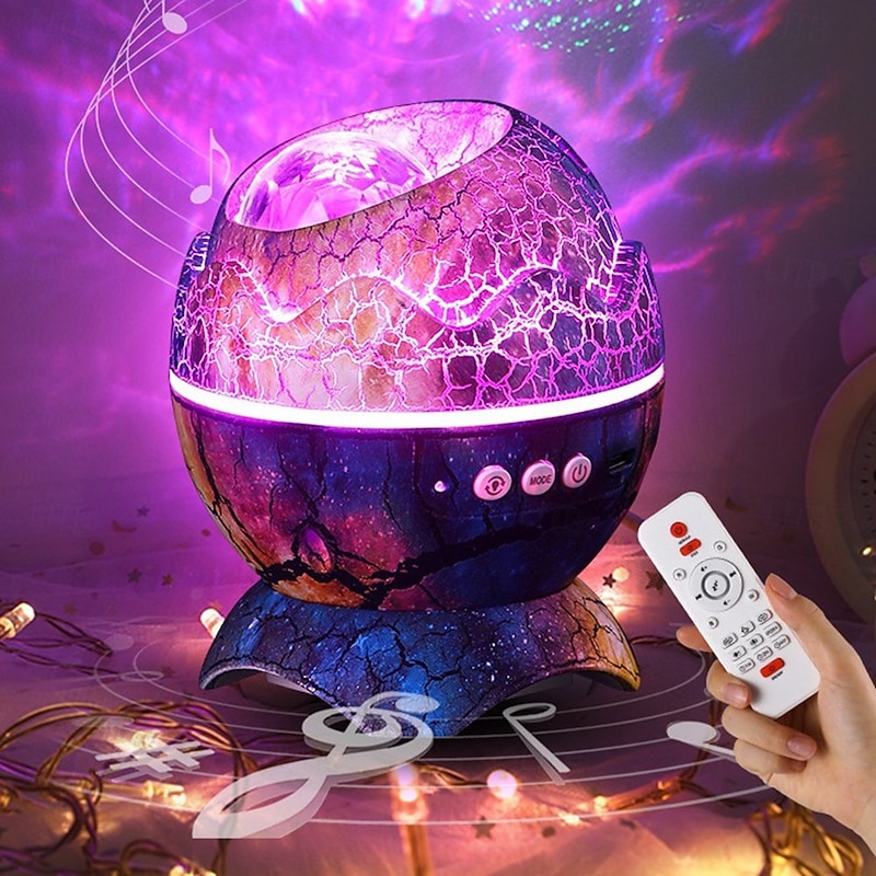 Star Galaxy Projector Light Planet projector Bluetooth Speaker Remote Controlled Laser Light Projector Wedding Party Christmas Multi-colors