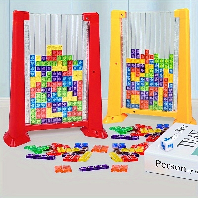 Children's Puzzle DIY Three-dimensional Building Blocks Desktop Small Game Parent-child Interactive Puzzle Toys Christmas Halloween Gift4