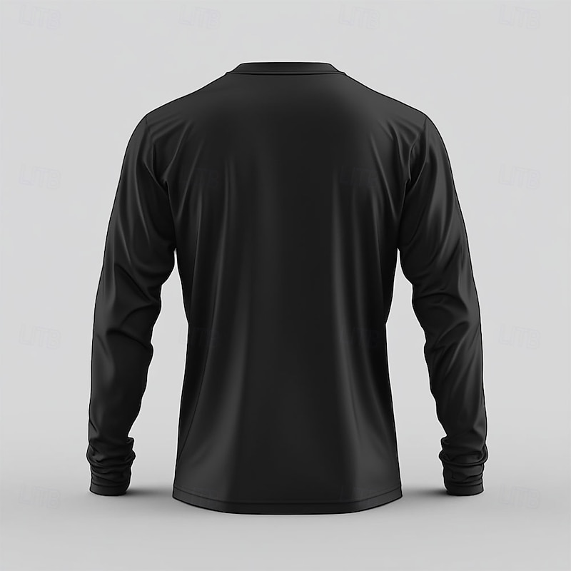 Men's Cross T Shirt Long Sleeve T shirt 3D Print Crew Neck Shirt Daily Designer Athleisure Street Casual Black Summer Spring Fall Clothing Apparel S M L XL XXL XXXL2