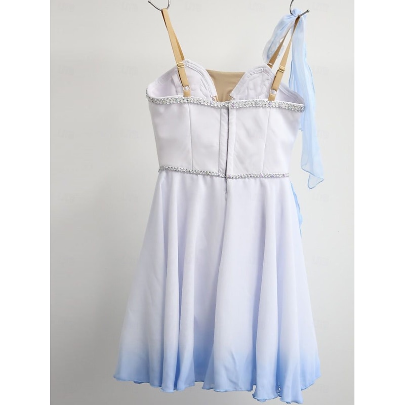 Ballet Dance Costumes For Adults And Children BlueTulle Exam Performance Costumes Competition Training Female Skirts And Performance Costumes3