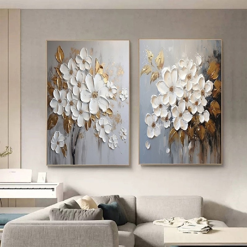 Large Abstract 3d Flower painting handmade Rose Flower Oil Painting on Canvas  Wall Art Minimalist Floral Art Custom Painting Modern Living Room Decor Gift