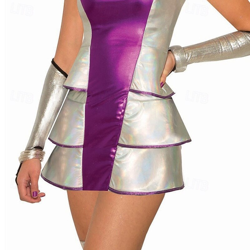 Tin Man Cosplay Costume One-Piece Sexy Costume Movie Cosplay for Women's Adults' Carnival Performance Party3