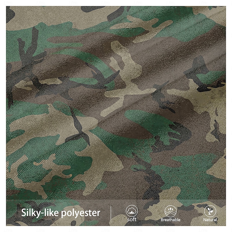 Men's Camo / Camouflage Sweatpants Joggers Pants Trousers Mid Waist Drawstring Elastic Waist Vintage Casual Outdoor Street Pocket Spring Fall Winter 3D Print Army Green3