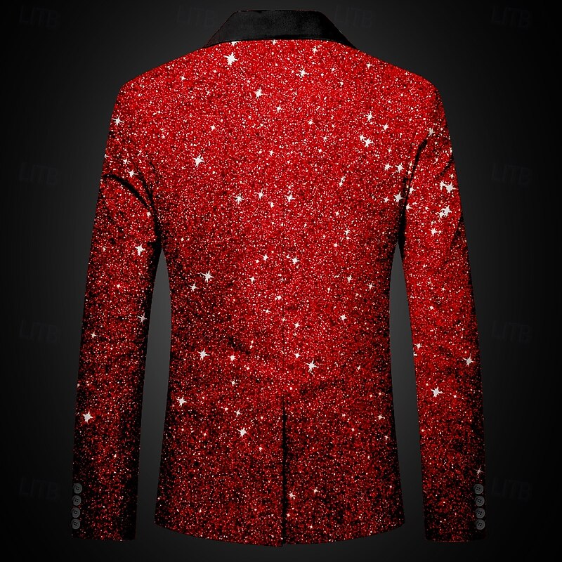 Men's Long Sleeve Turndown Artistic Casual Party Evening Wear Daily Buttons 3D Print Multi Pocket2