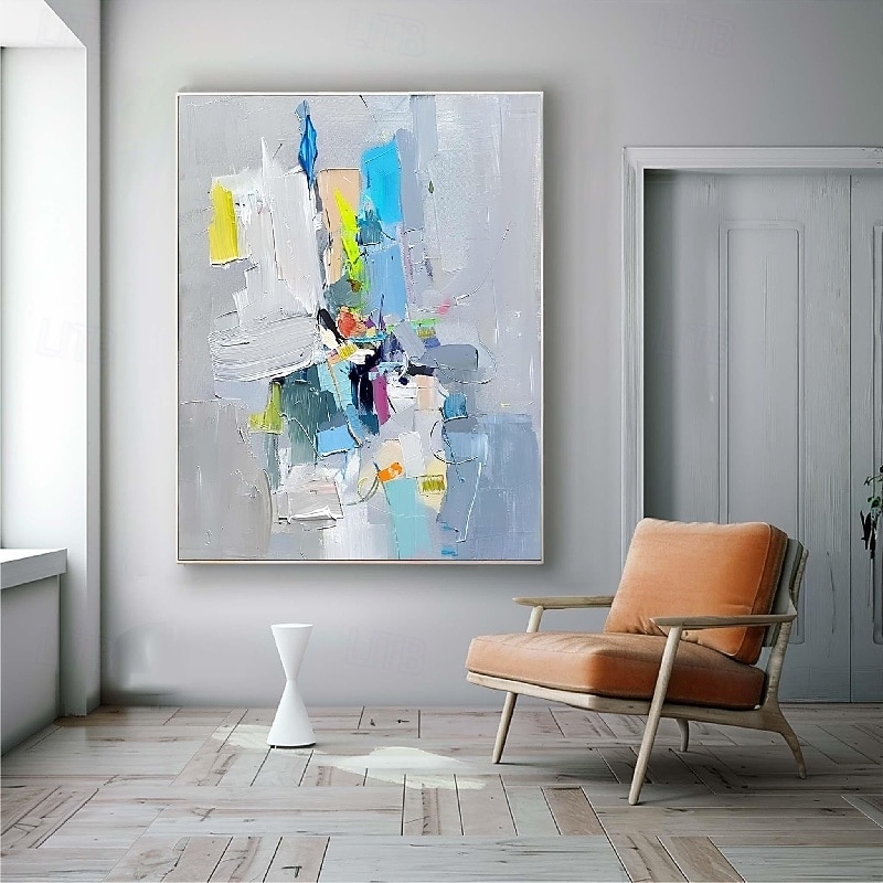 Abstract painting Handmade Modern colorful pattle knife oil painting Hand Painted Wall Art Abstract Paintings On Canvas Acrylic Sea oil painting Wall Art Ocean Fine Art oil painting fro bedroom art2