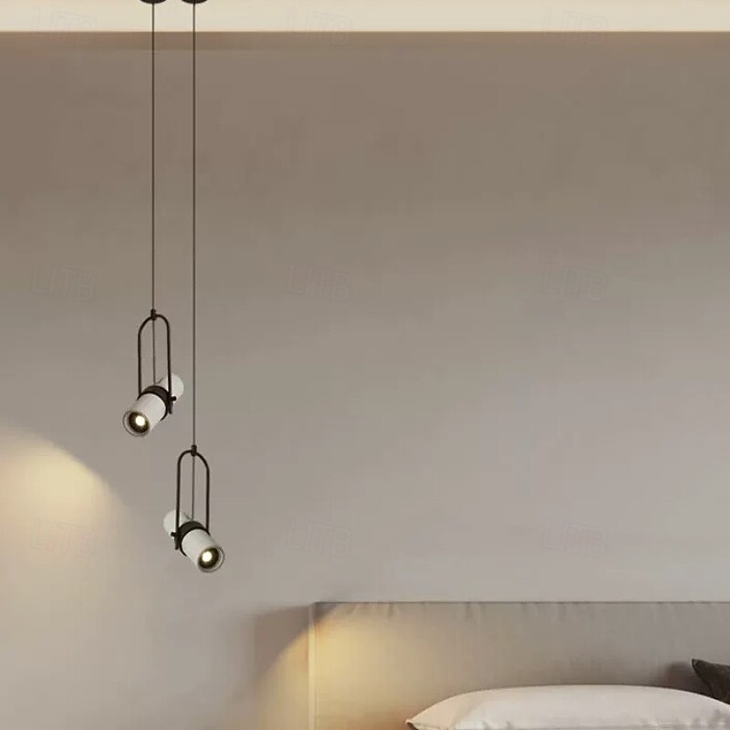 Concrete Swivel Arm Minimalist Pendant Light Adjustable Length 1-Light Pendant Contemporary LED 110-240V2
