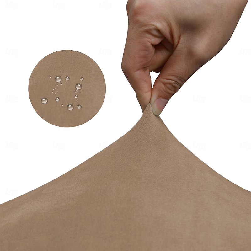 Round Bar Stool Covers Velvet Stretch Dining Chair Seat Slipcover Cushion Slipcover Elastic Soft and Washable for Wedding Party Wedding3