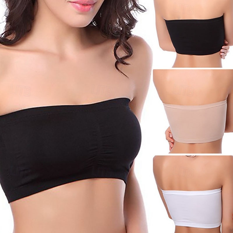 Women's Light Support Sports Bra Running Bra Open Back Bra Top Padded Fitness Leisure Sports Running Breathable Lightweight Soft Navy Black White Solid Colored