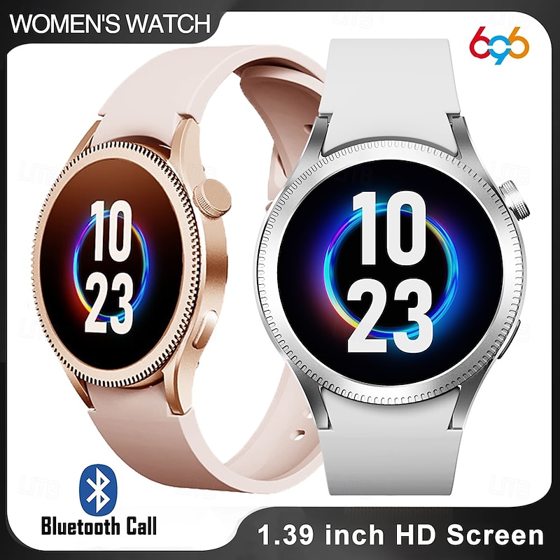 696 ZM34 Smart Watch 1.39 inch Smart Band Fitness Bracelet Bluetooth Pedometer Call Reminder Sleep Tracker Compatible with Android iOS Women Men Hands-Free Calls IP 67 40mm Watch Case