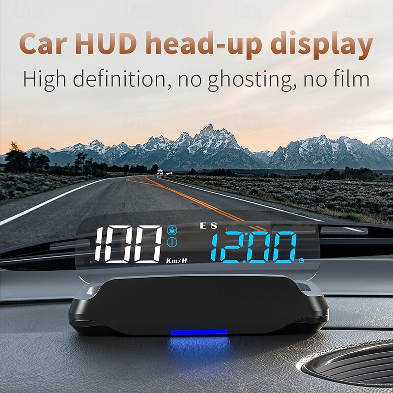 Car HUD Speedometer Head Up Display Car Mounted For HUD Car Beidou Satellite GPS Universal Time Compass Auto Accessories3