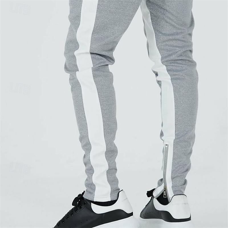 Men's Joggers Sweatpants Running Pants Athletic Pants GYM Pants Drawstring Zipper Pocket Pants / Trousers Outdoor Sports & Outdoor Athletic Quick Dry Lightweight Soft Marathon Workout Walking