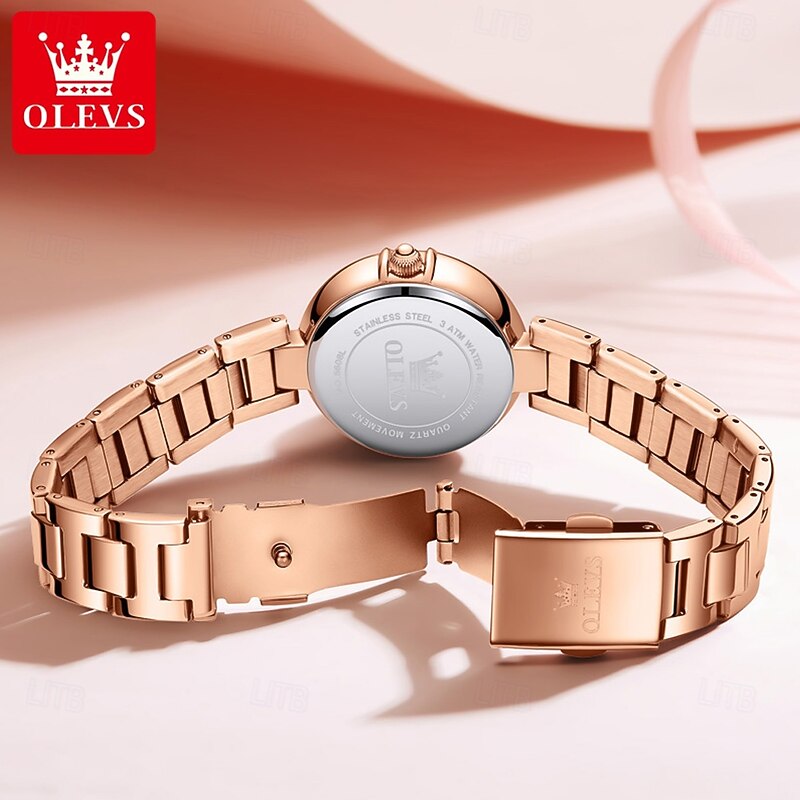 OLEVS 5608 Luxury Brand Women's Watch Classic Fashion Waterproof Luminous Calendar Watch Elegant Quartz Women Watch3