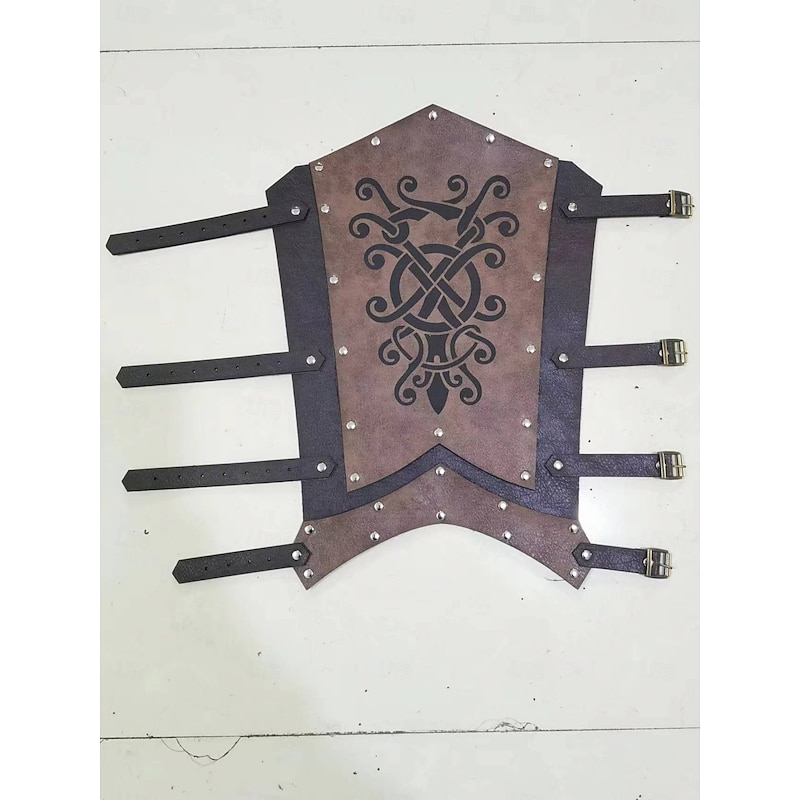 Retro Vintage Medieval Leg Brace Boot Covers Leg Guards Fancy Dress Men's Unisex Viking Masquerade Performance Party Stage Adults' Legguards4