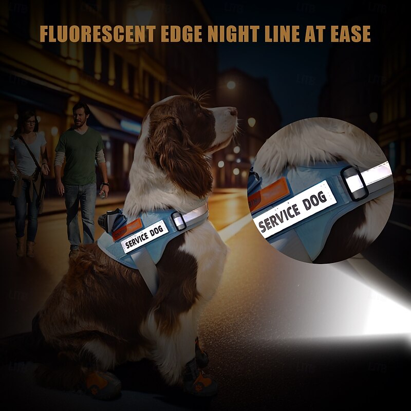 Dog Harness Reflective No Choke No Pull with Control Handle Outdoor Medium Dog Large Dog2