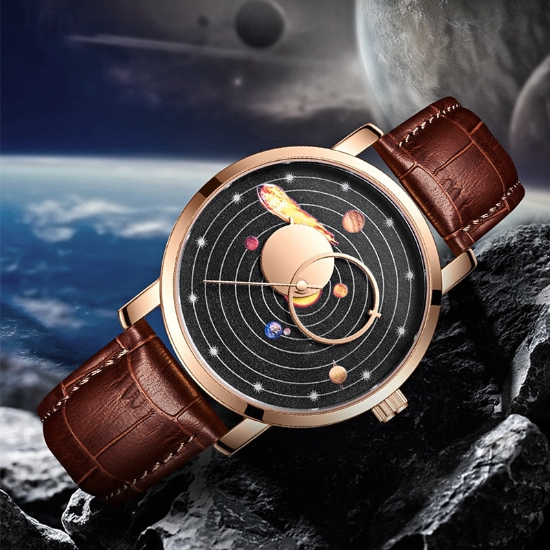 LlGE New Fashion Trend Leisure Sports Business Waterproof Night Light Belt Men's Watch4