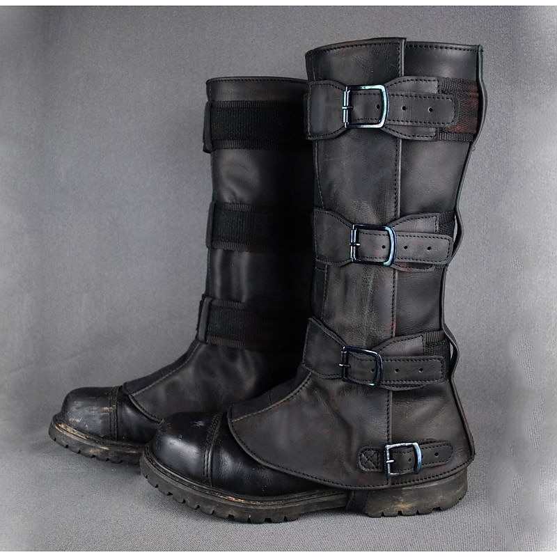 Retro Vintage Medieval Masquerade Gaiters Shoe Cover Fancy Dress Men's Unisex Pirate Steampunk Carnival Masquerade Performance Party Stage Adults' Shoe Cover4